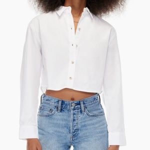 Aritzia Denim Forum Jane Cropped Top